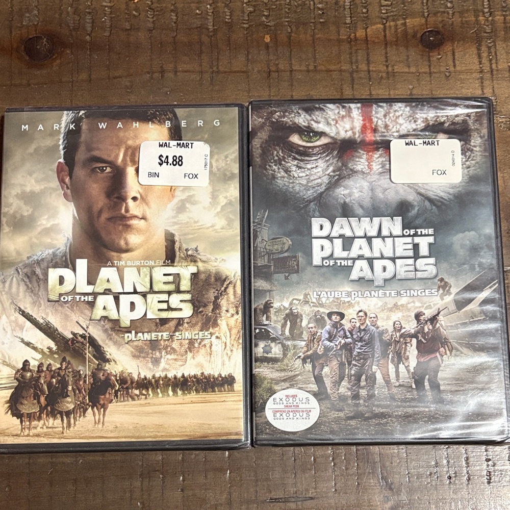 Planet of the Apes DVD Set - both New Sealed